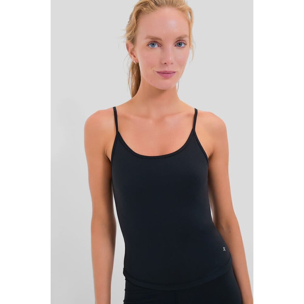 TUCKERNUCK SPORT Black Compression Spandex Sofia Cami Size M NWT